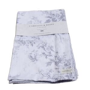 Cabbages & Roses London Kitchen Towel Set 3 Pc 100% Cotton Designed in the UK